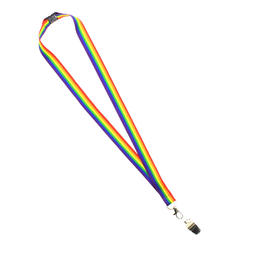 Zac's Alter Ego - Rainbow Cordon/Lanyard - avec sifflet - Multicolore